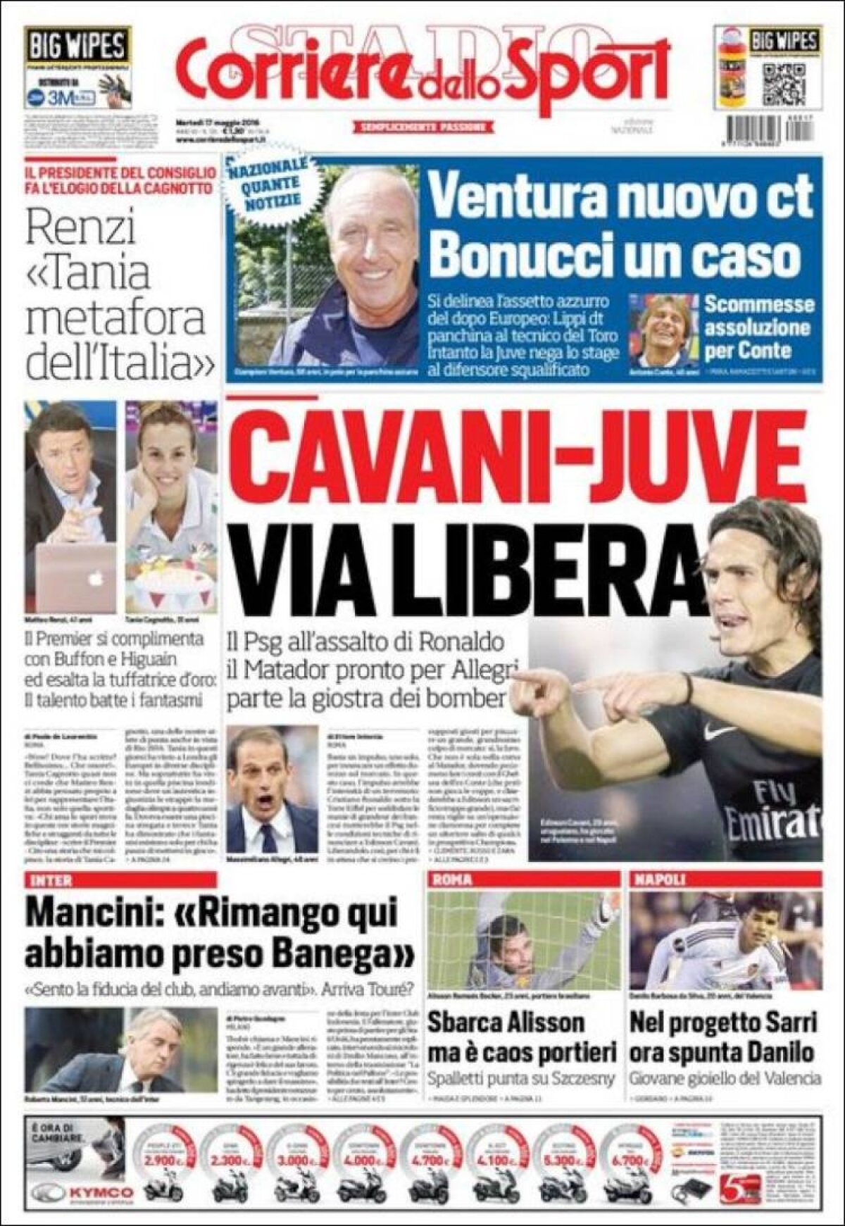 Ce scriu azi ziarele de sport din lume (17 mai 2016)