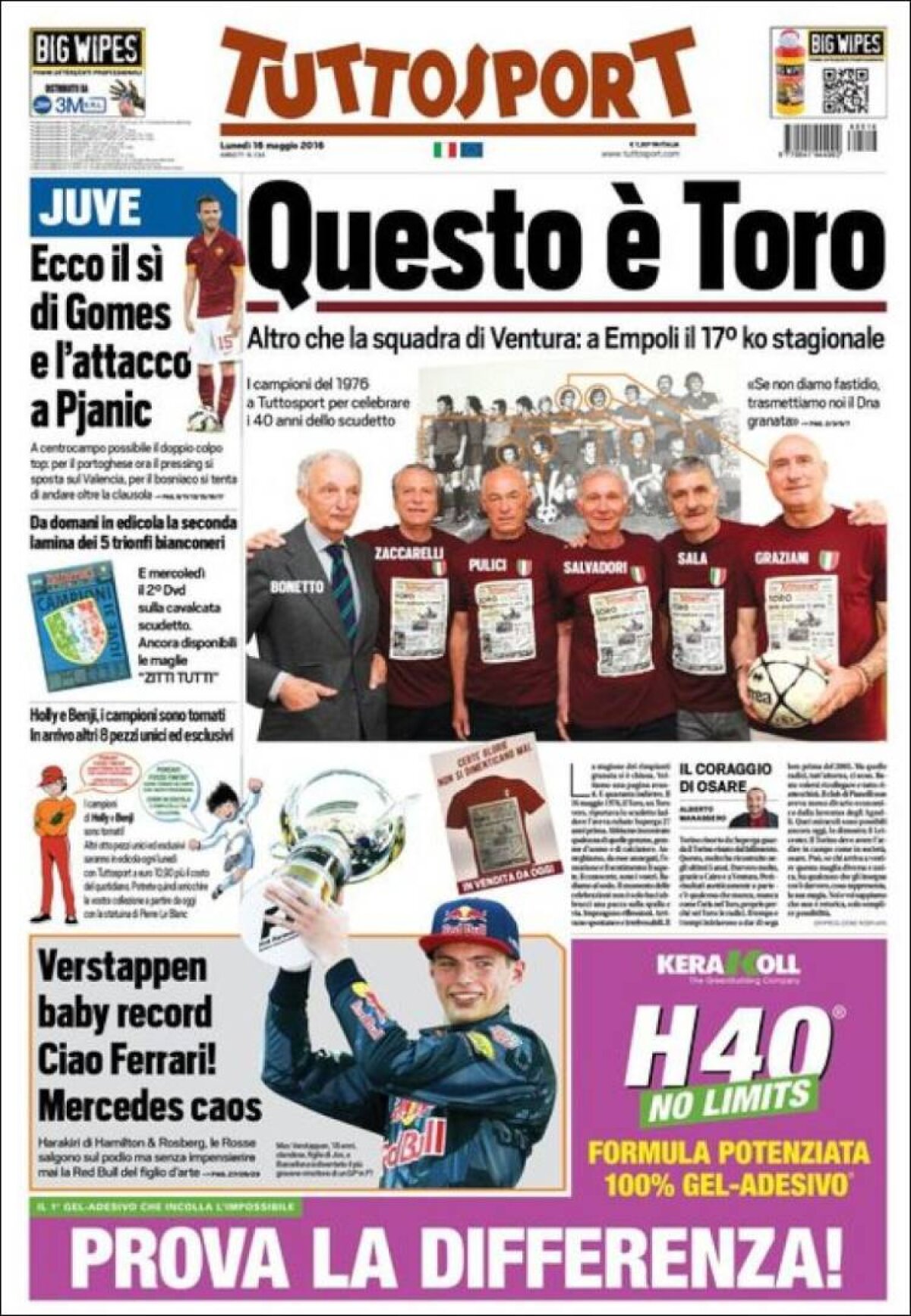 Ce scriu azi ziarele de sport din lume (17 mai 2016)