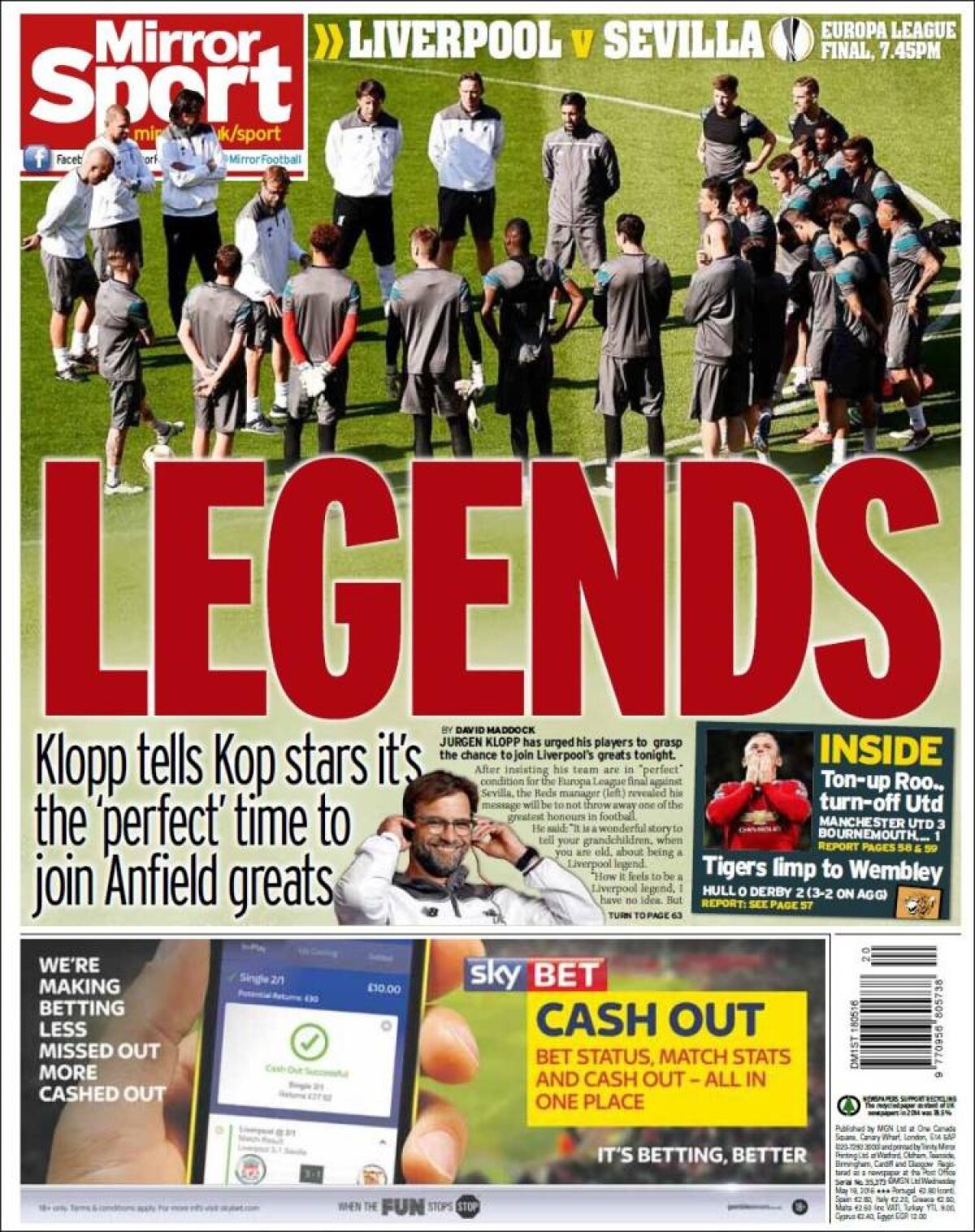 Ce scriu azi ziarele de sport din lume (18 mai 2016)