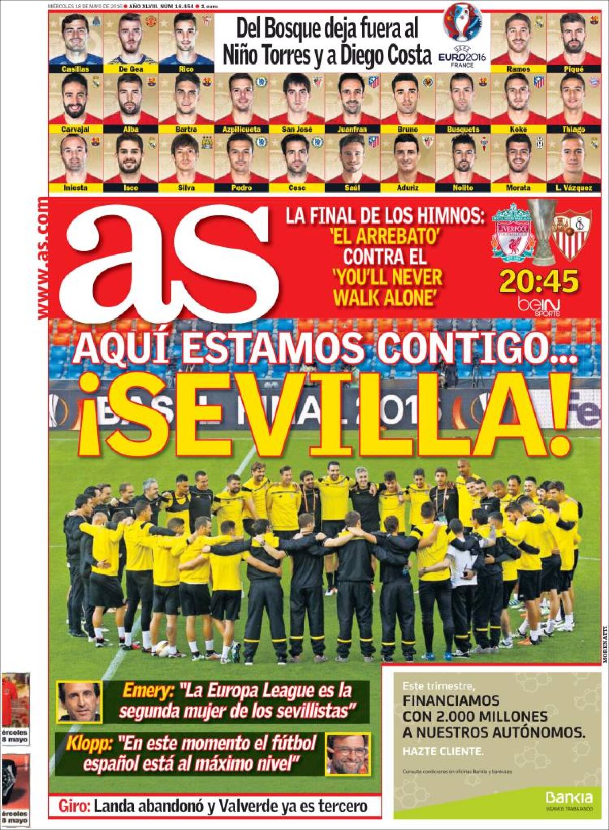 Ce scriu azi ziarele de sport din lume (18 mai 2016)