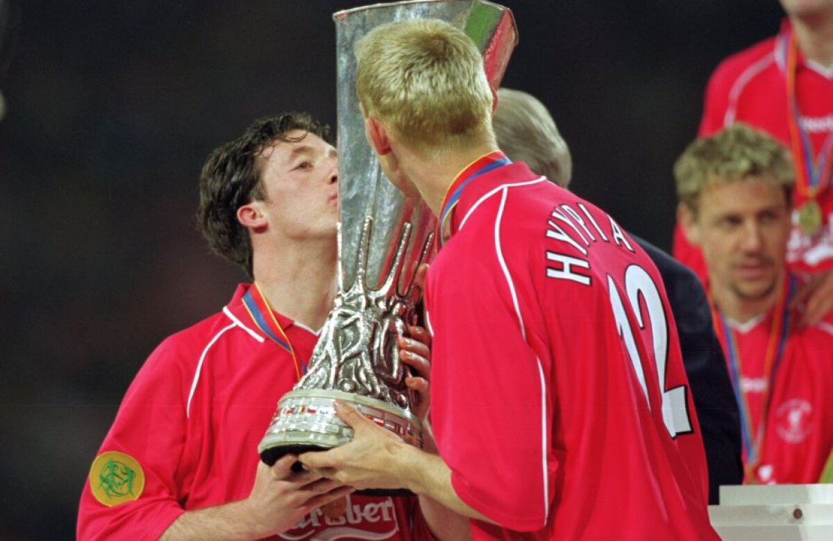 FOTO Liverpool și istoria finalelor dramatice » În 2001, "cormoranii" au învins revelația competiției după un meci nebun, în care Contra a fost integralist