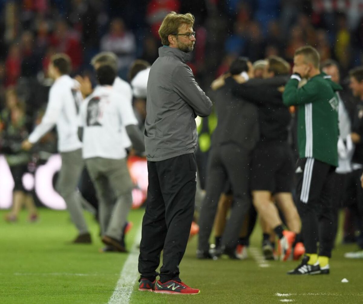 FOTO Bucuria spaniolilor și lacrimile englezilor » Cum a sărbătorit Sevilla câștigarea EL + Reacția lui Klopp de la final