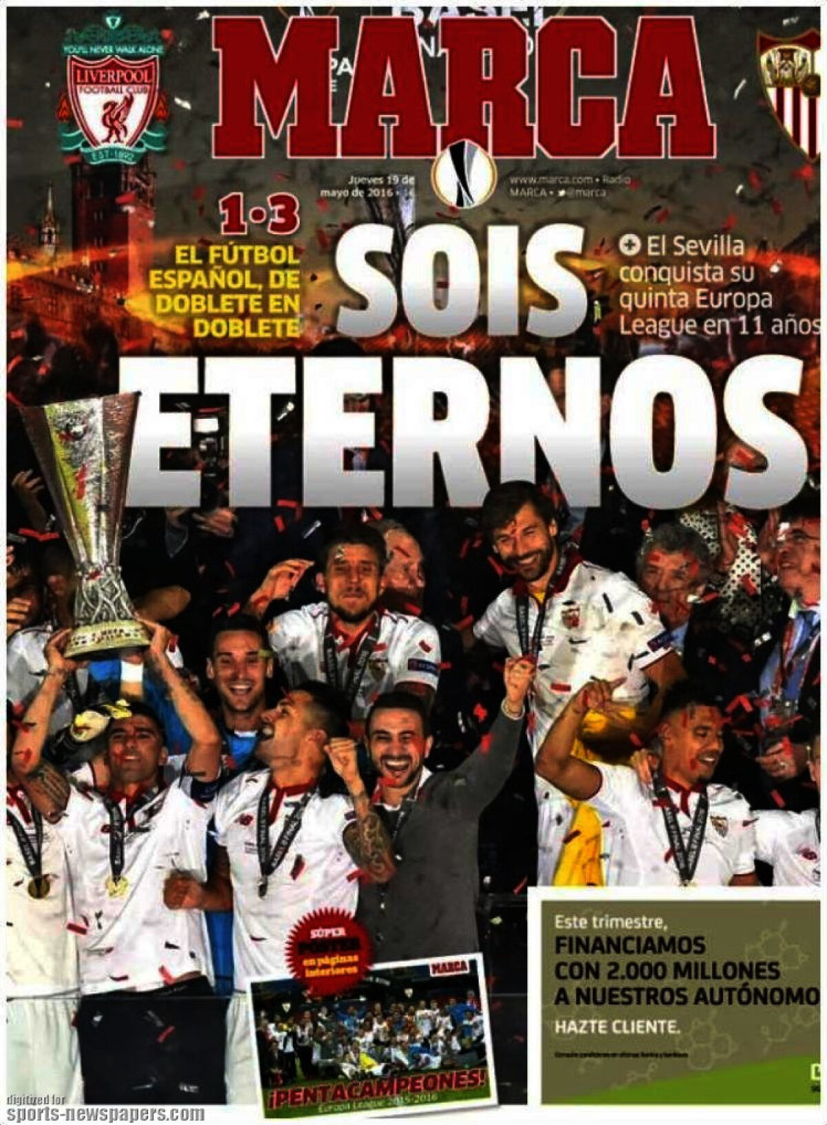 Ce scriu azi ziarele de sport din lume (19 mai 2016)