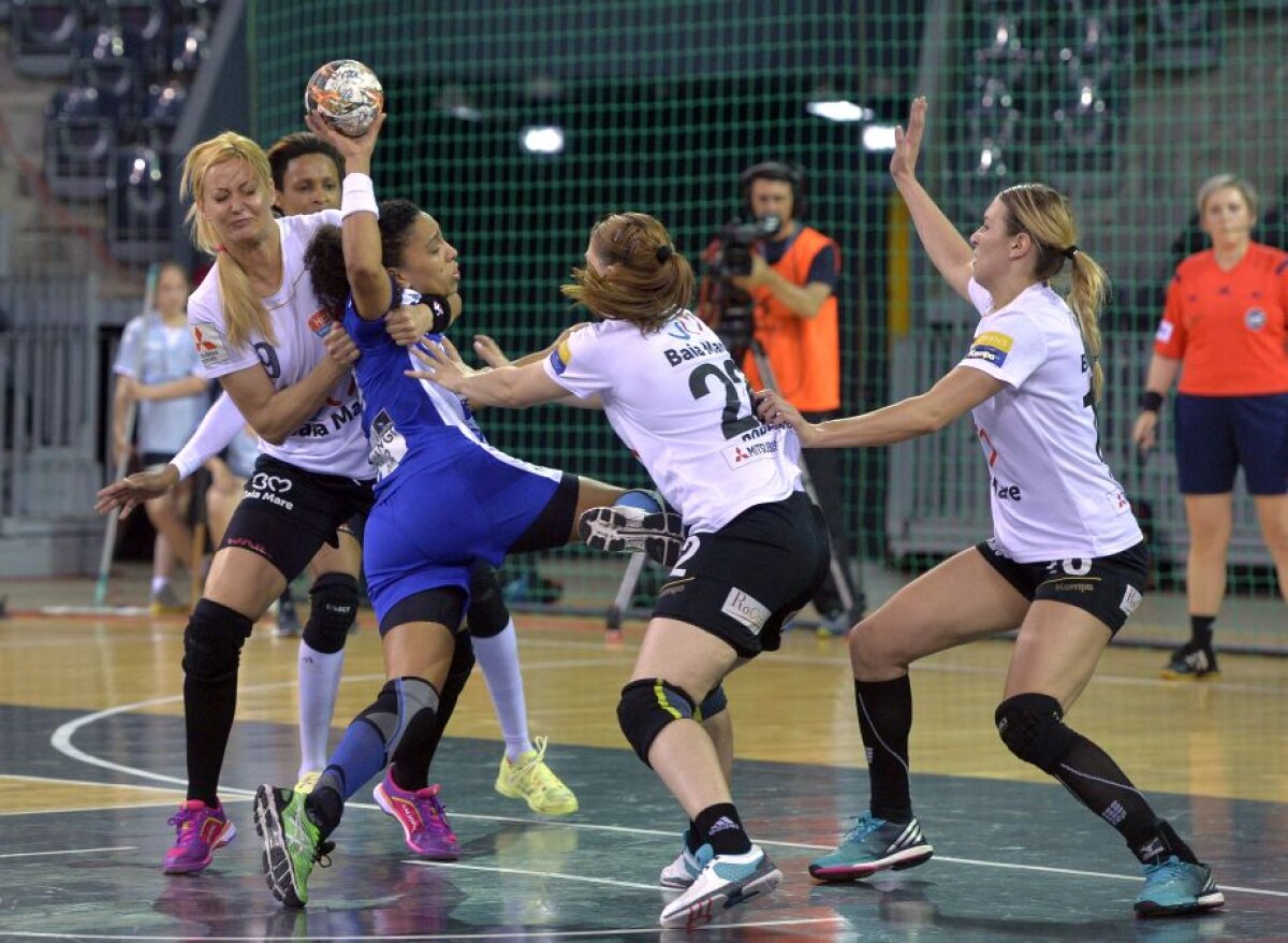 FOTO CSM București e în finala Cupei României la handbal feminin » Campioana Europei a jucat de la egal la egal cu HCM Baia Mare