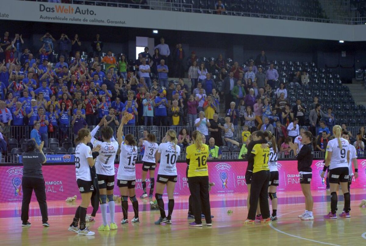 FOTO CSM București e în finala Cupei României la handbal feminin » Campioana Europei a jucat de la egal la egal cu HCM Baia Mare