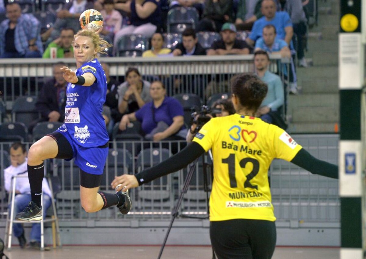 FOTO CSM București e în finala Cupei României la handbal feminin » Campioana Europei a jucat de la egal la egal cu HCM Baia Mare