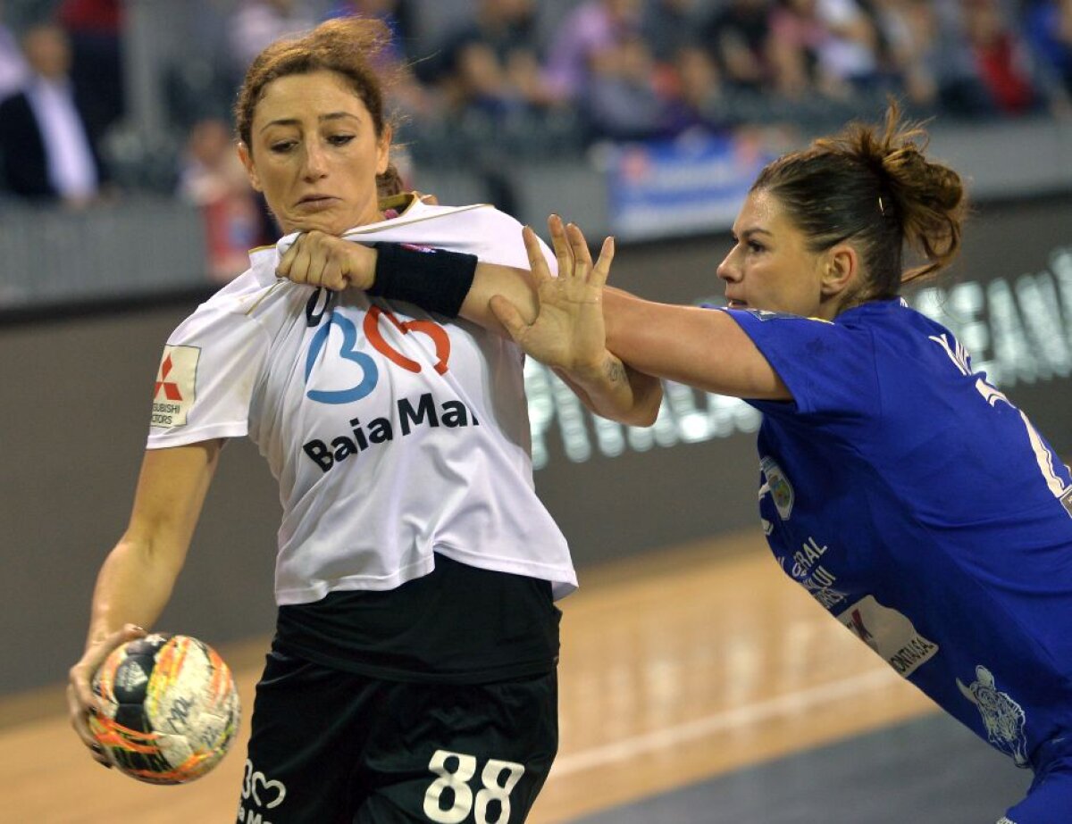 FOTO CSM București e în finala Cupei României la handbal feminin » Campioana Europei a jucat de la egal la egal cu HCM Baia Mare