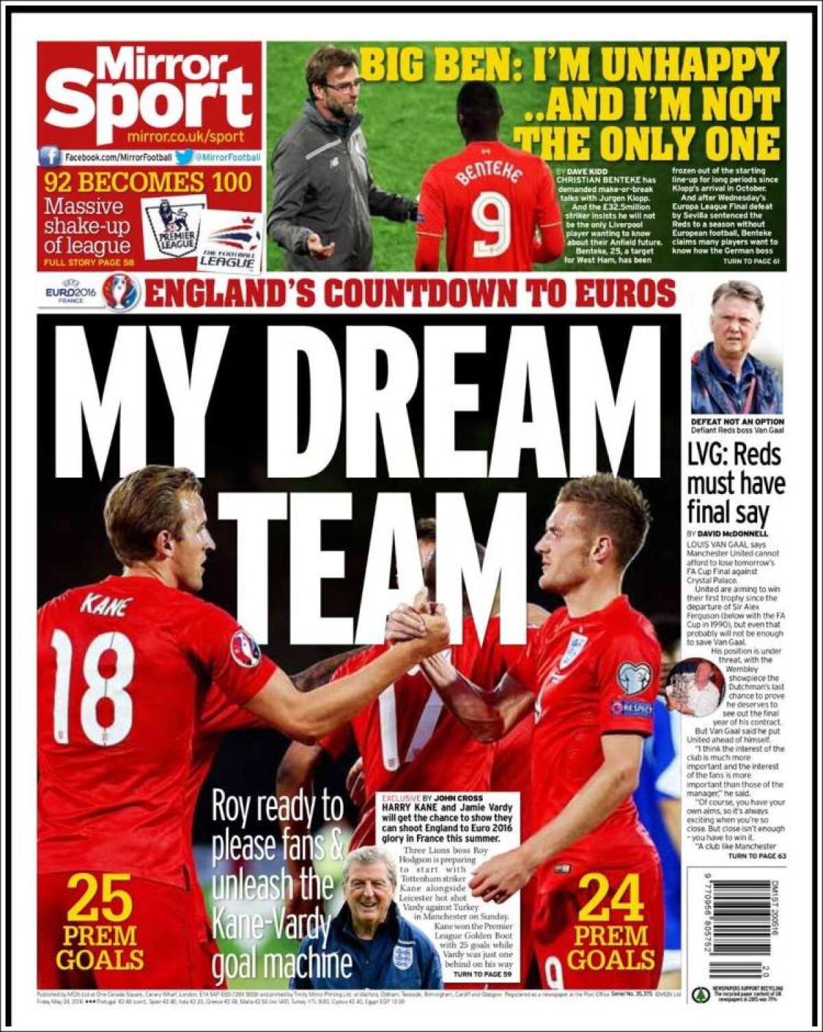 Ce scriu azi ziarele de sport din lume (21 mai 2016)