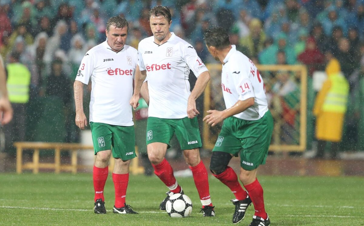 FOTO Artificii! Trei români fantastici au jucat într-o ploaie teribilă la Gala Stoicikov 50