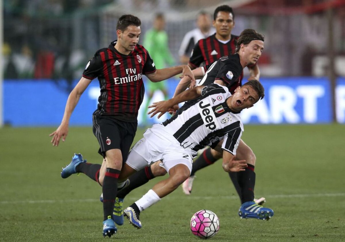 VIDEO+FOTO Juventus a câștigat Cupa Italiei în fața lui AC Milan » Coregrafie de vis realizată de milanezi