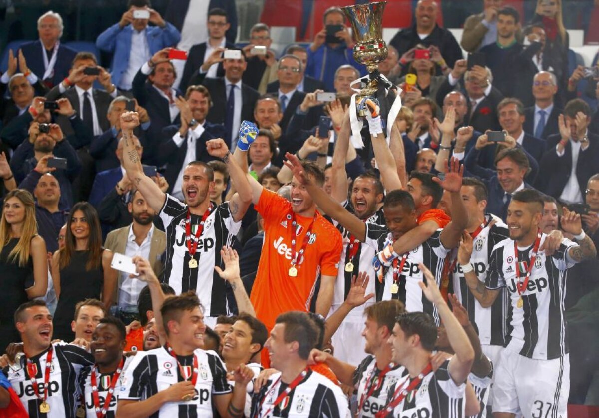 VIDEO+FOTO Juventus a câștigat Cupa Italiei în fața lui AC Milan » Coregrafie de vis realizată de milanezi
