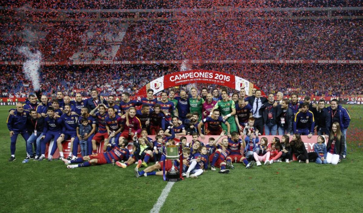 VIDEO + FOTO Barcelona e REGINA! Echipa lui Luis Enrique și-a adjudecat Cupa în fața Sevillei, după reprizele de prelungiri, scor 2-0