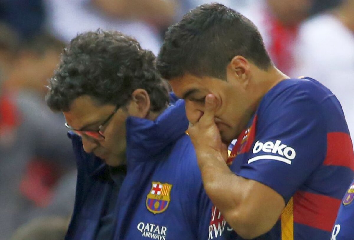 VIDEO + FOTO Suarez, în lacrimi la finala Cupei Spaniei » Cât va lipsi atacantul uruguayan