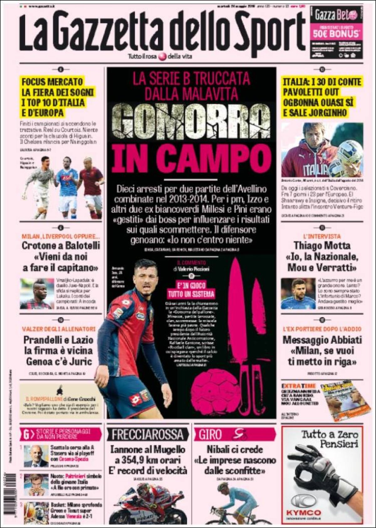 Ce scriu azi ziarele de sport din lume (24 mai 2016)