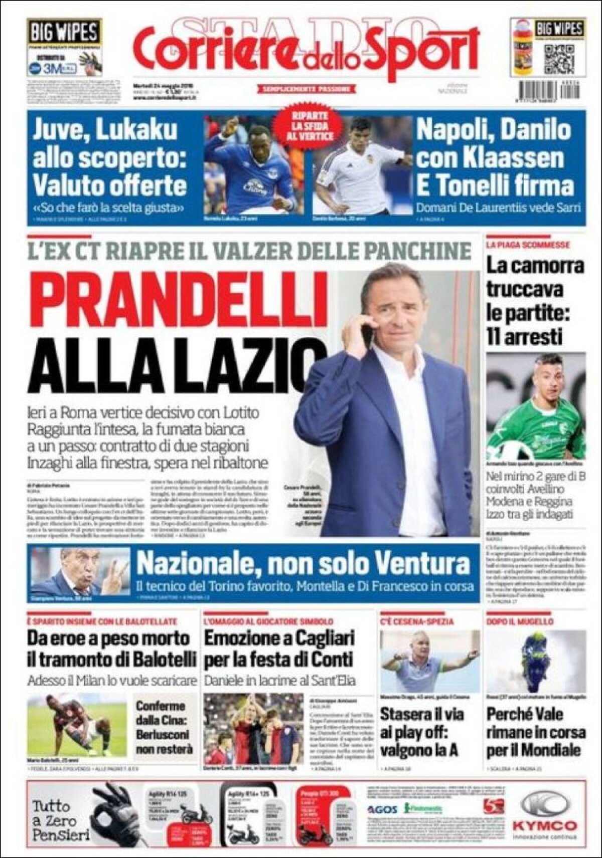 Ce scriu azi ziarele de sport din lume (24 mai 2016)