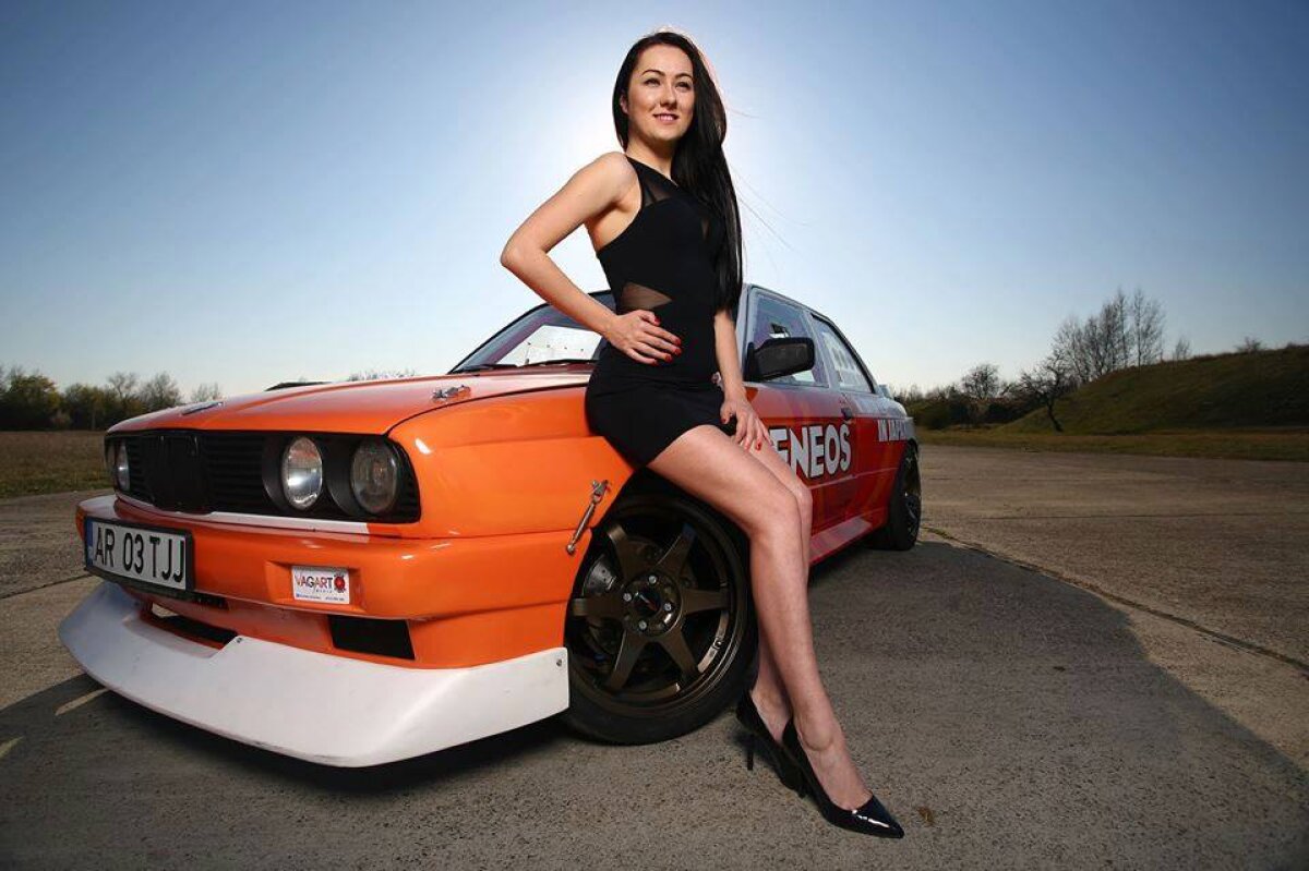GALERIE FOTO Și frumoasă și talentată! Imagini de senzație cu Ramona Rusu, campioana continentală la drift
