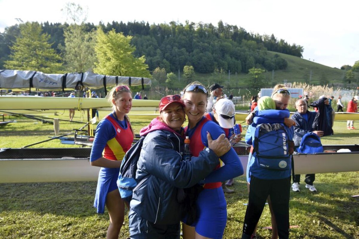 GALERIE FOTO + VIDEO "Ne vedem la Rio! Hai, România!" » Cum au reacționat fetele din barca de 8+1 după calificarea la JO