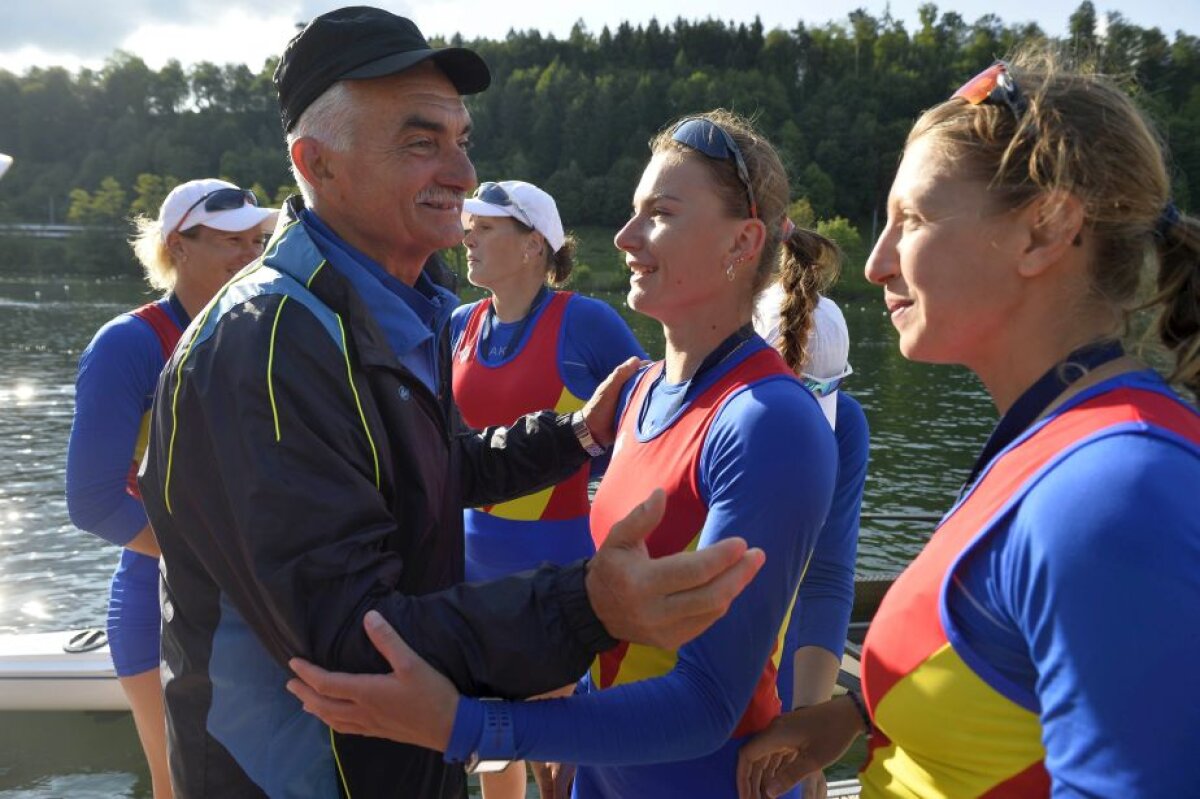 GALERIE FOTO + VIDEO "Ne vedem la Rio! Hai, România!" » Cum au reacționat fetele din barca de 8+1 după calificarea la JO