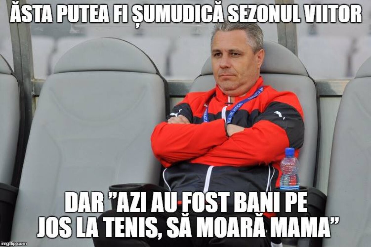 FOTO 4 meme-uri de senzație după ce Marius Șumudică a fost surprins din nou la pariuri 