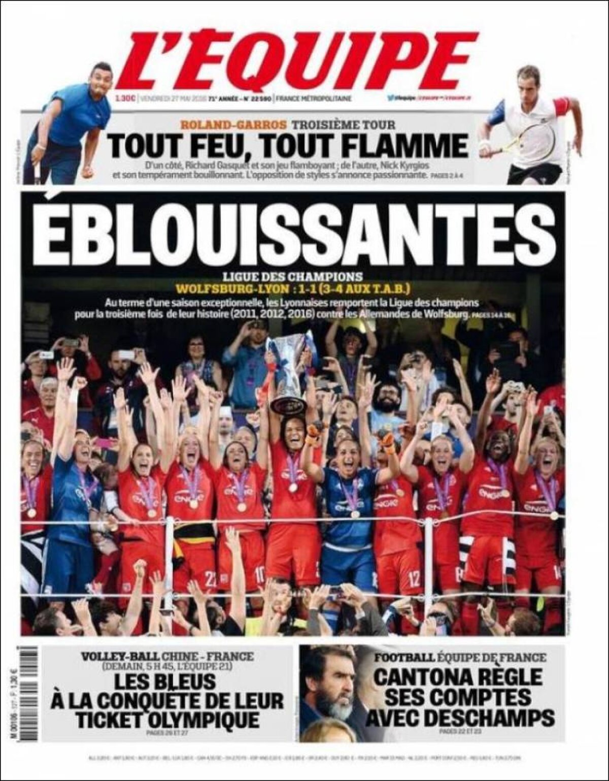 Ce scriu azi ziarele de sport din lume (27 mai 2016)