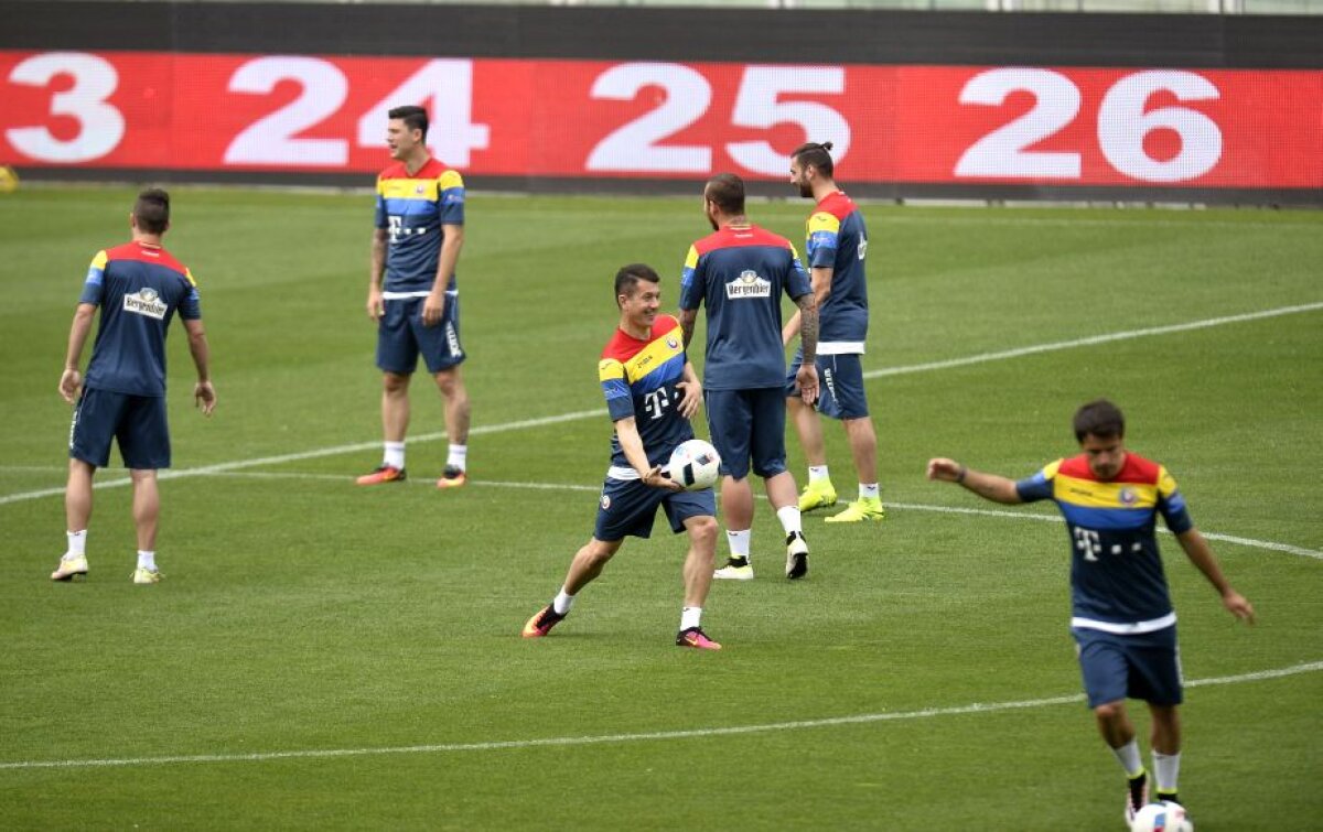 GALERIE FOTO Relaxare și zâmbete la antrenamentul echipei naționale de azi 