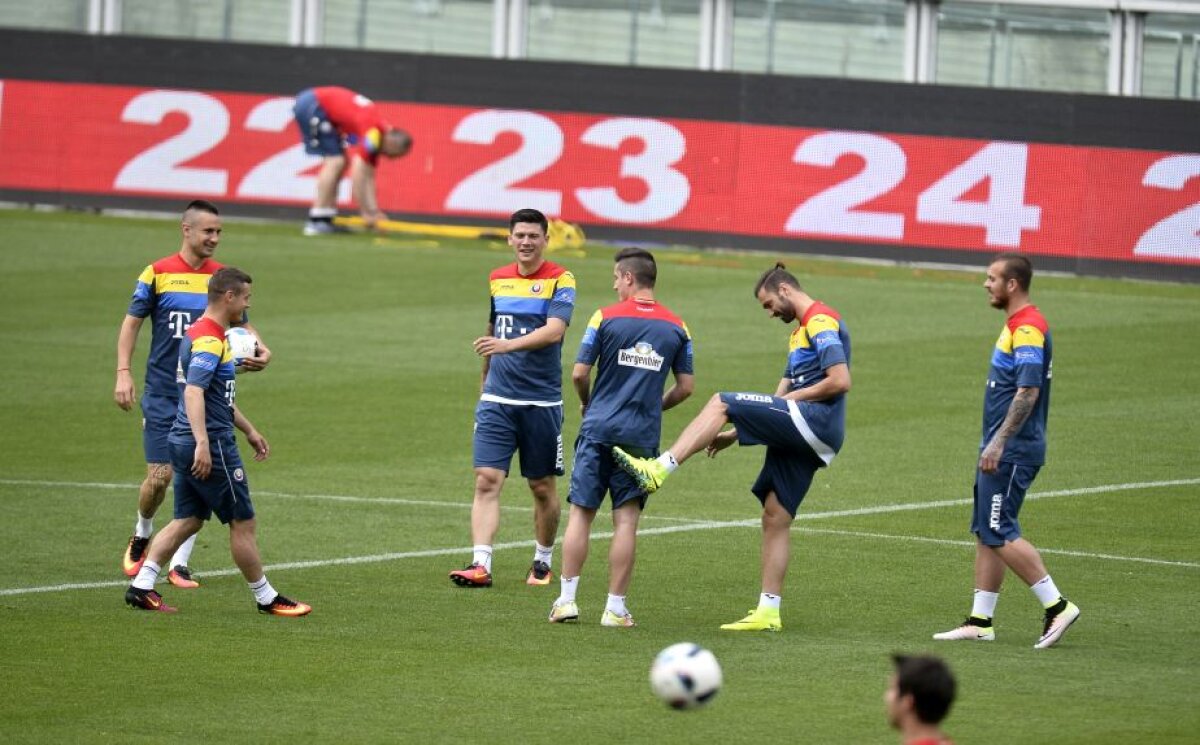 GALERIE FOTO Relaxare și zâmbete la antrenamentul echipei naționale de azi 