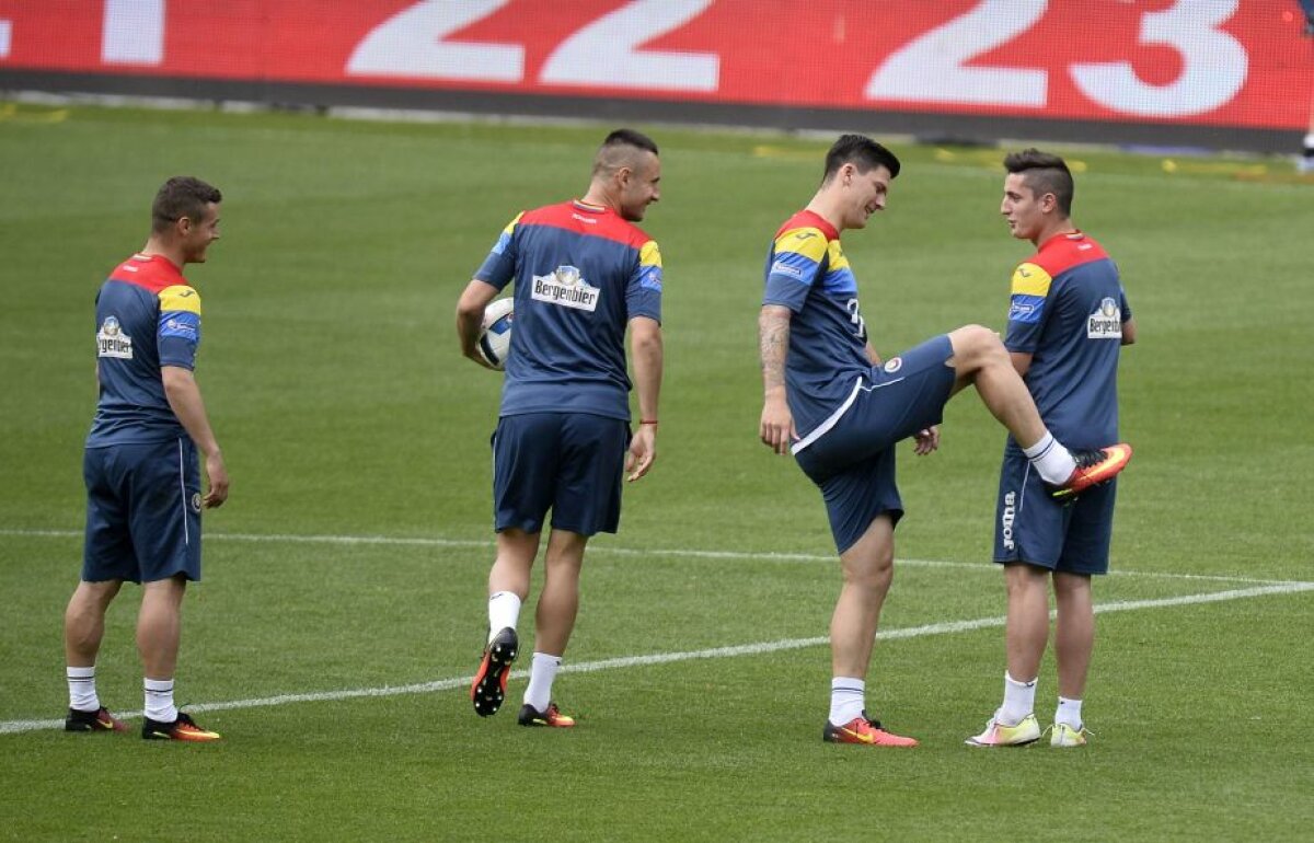 GALERIE FOTO Relaxare și zâmbete la antrenamentul echipei naționale de azi 