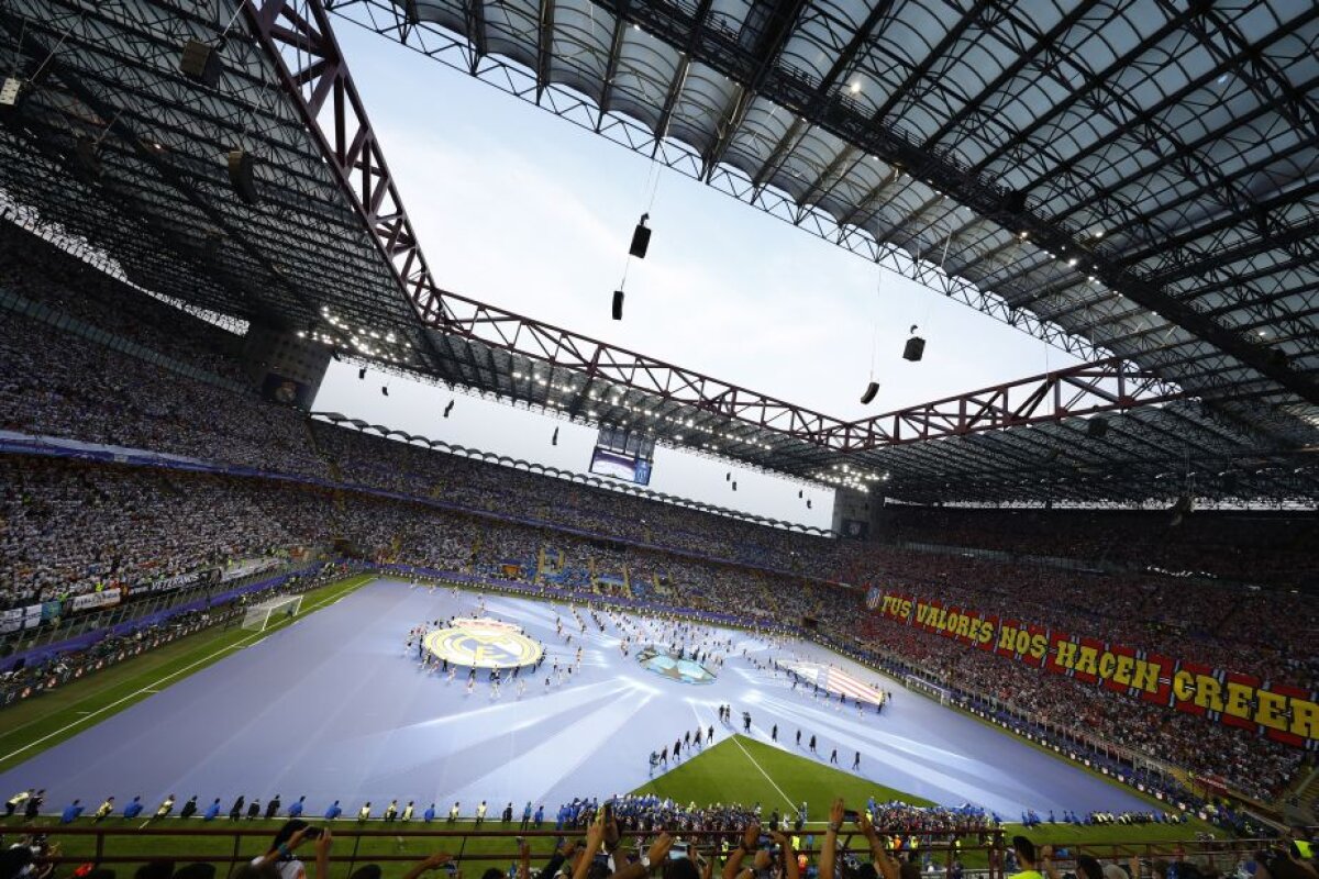 GALERIE FOTO Spectacol total pe San Siro, la finala Ligii Campionilor! Peluzele, Alicia Keys și Andrea Bocelli au dat recitaluri