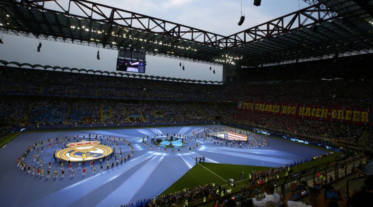 GALERIE FOTO Spectacol total pe San Siro, la finala Ligii Campionilor! Peluzele, Alicia Keys și Andrea Bocelli au dat recitaluri