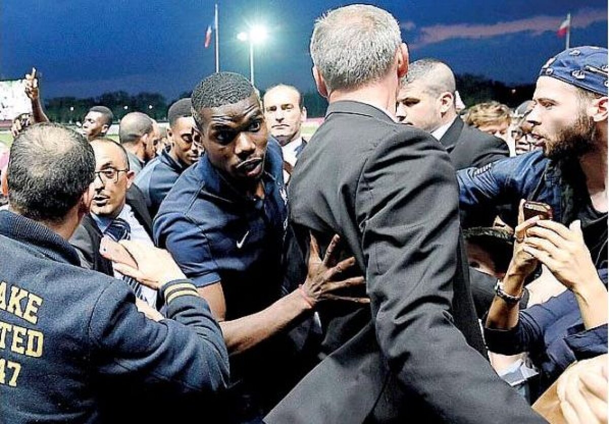 FOTO Nebunie la hipodrom » Fotbaliștii Franței au fost asaltați de 20.000 de fani la o cursă de trap