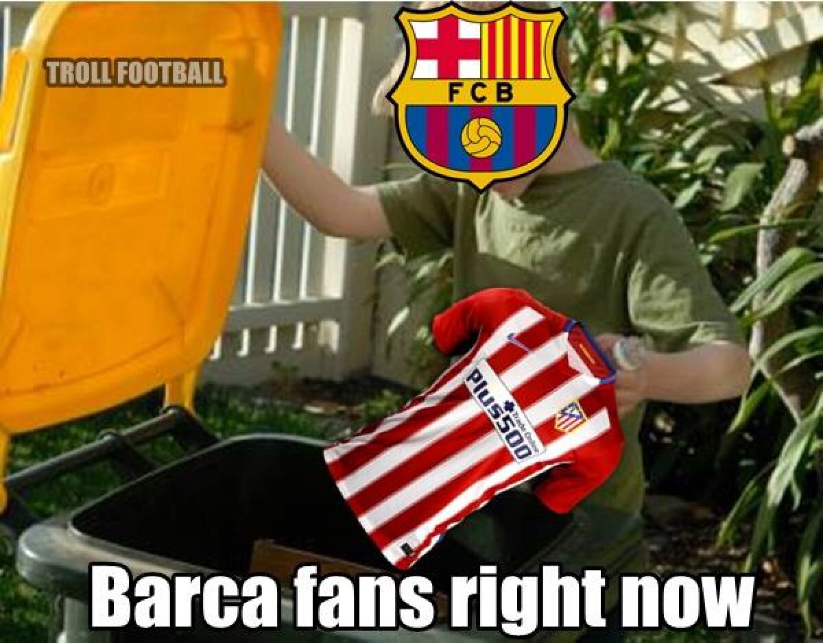 GALERIE FOTO Cele mai tari glume de la finala Champions League » Fanii Barcelonei și Messi au fost ținta ironiilor 