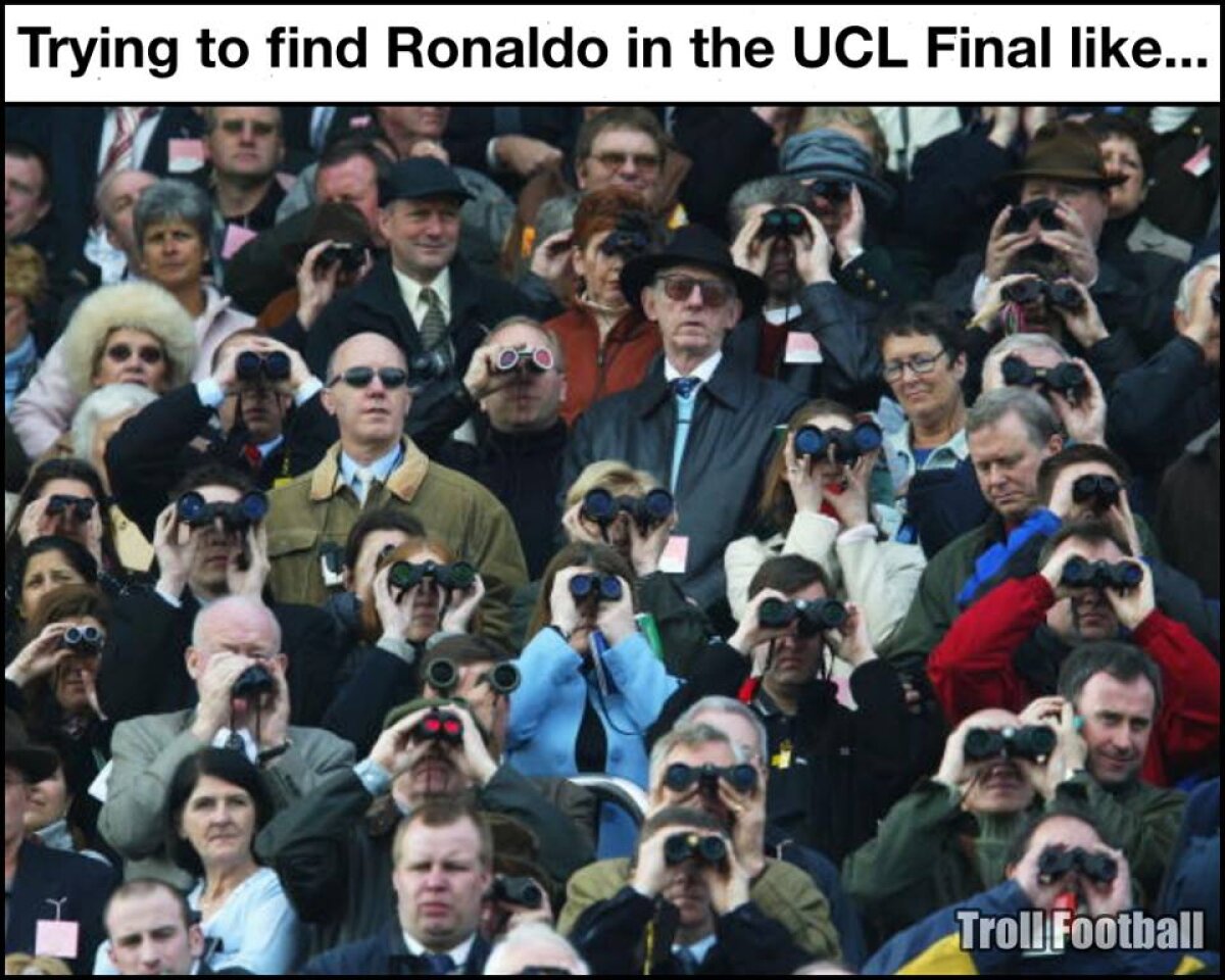 GALERIE FOTO Cele mai tari glume de la finala Champions League » Fanii Barcelonei și Messi au fost ținta ironiilor 