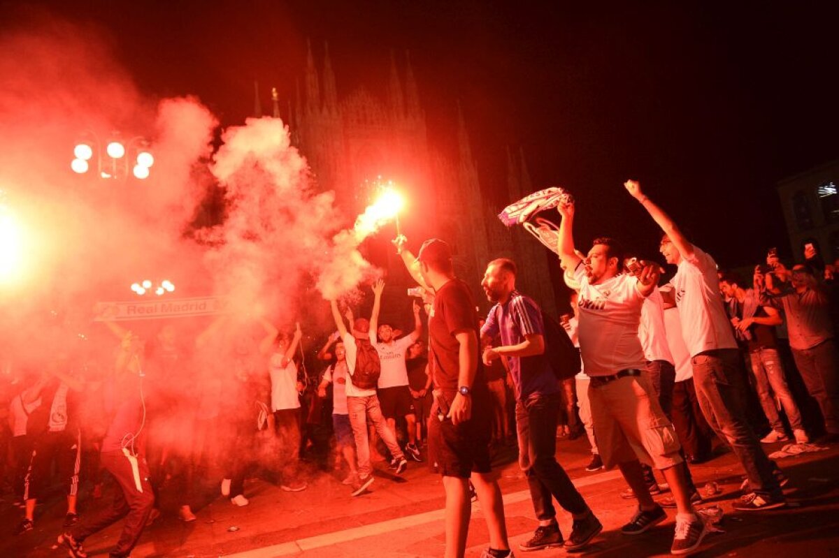 GALERIE FOTO + VIDEO Imagini EXCLUSIVE de la Milano » Gazeta îți arată cum s-a trăit finala Champions League în Italia