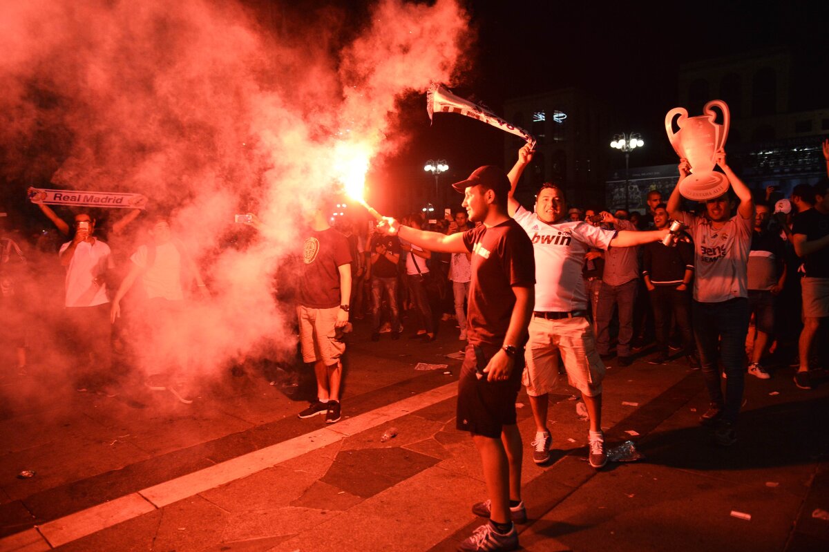 GALERIE FOTO + VIDEO Imagini EXCLUSIVE de la Milano » Gazeta îți arată cum s-a trăit finala Champions League în Italia