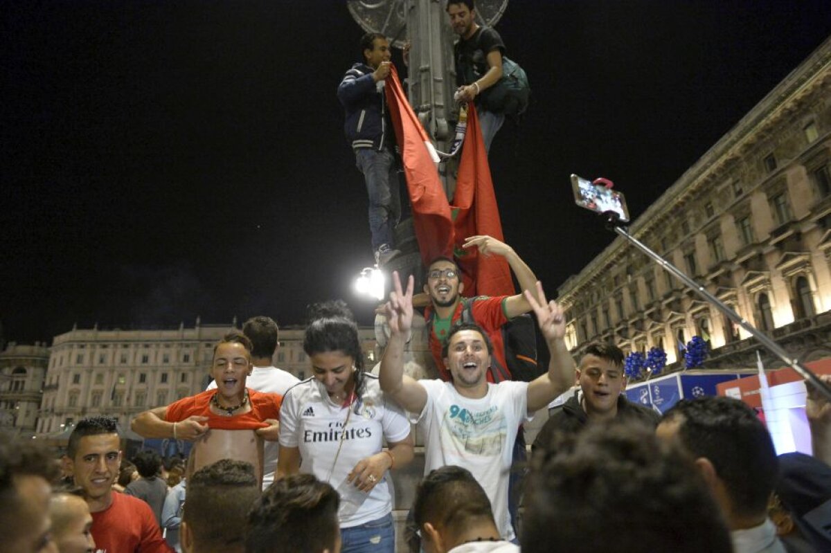 GALERIE FOTO + VIDEO Imagini EXCLUSIVE de la Milano » Gazeta îți arată cum s-a trăit finala Champions League în Italia