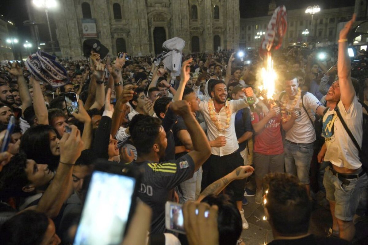 GALERIE FOTO + VIDEO Imagini EXCLUSIVE de la Milano » Gazeta îți arată cum s-a trăit finala Champions League în Italia