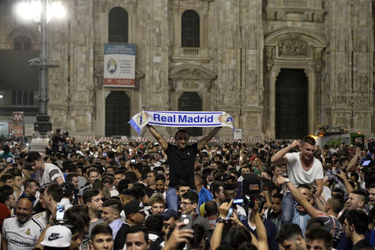 GALERIE FOTO + VIDEO Imagini EXCLUSIVE de la Milano » Gazeta îți arată cum s-a trăit finala Champions League în Italia