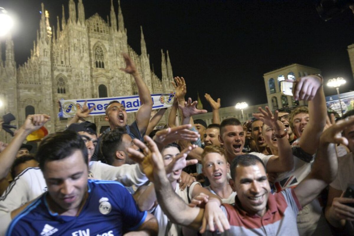 GALERIE FOTO + VIDEO Imagini EXCLUSIVE de la Milano » Gazeta îți arată cum s-a trăit finala Champions League în Italia