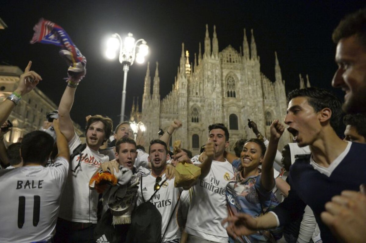 GALERIE FOTO + VIDEO Imagini EXCLUSIVE de la Milano » Gazeta îți arată cum s-a trăit finala Champions League în Italia