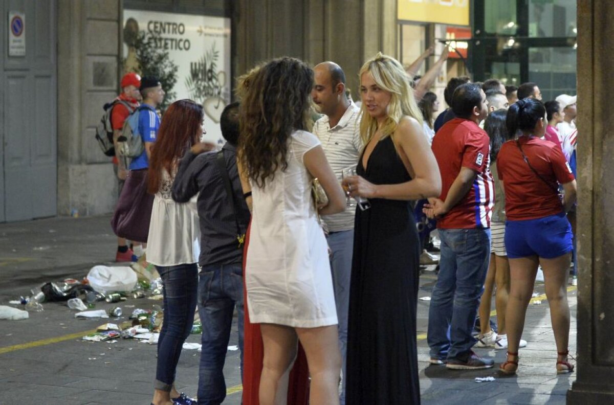 GALERIE FOTO + VIDEO Imagini EXCLUSIVE de la Milano » Gazeta îți arată cum s-a trăit finala Champions League în Italia