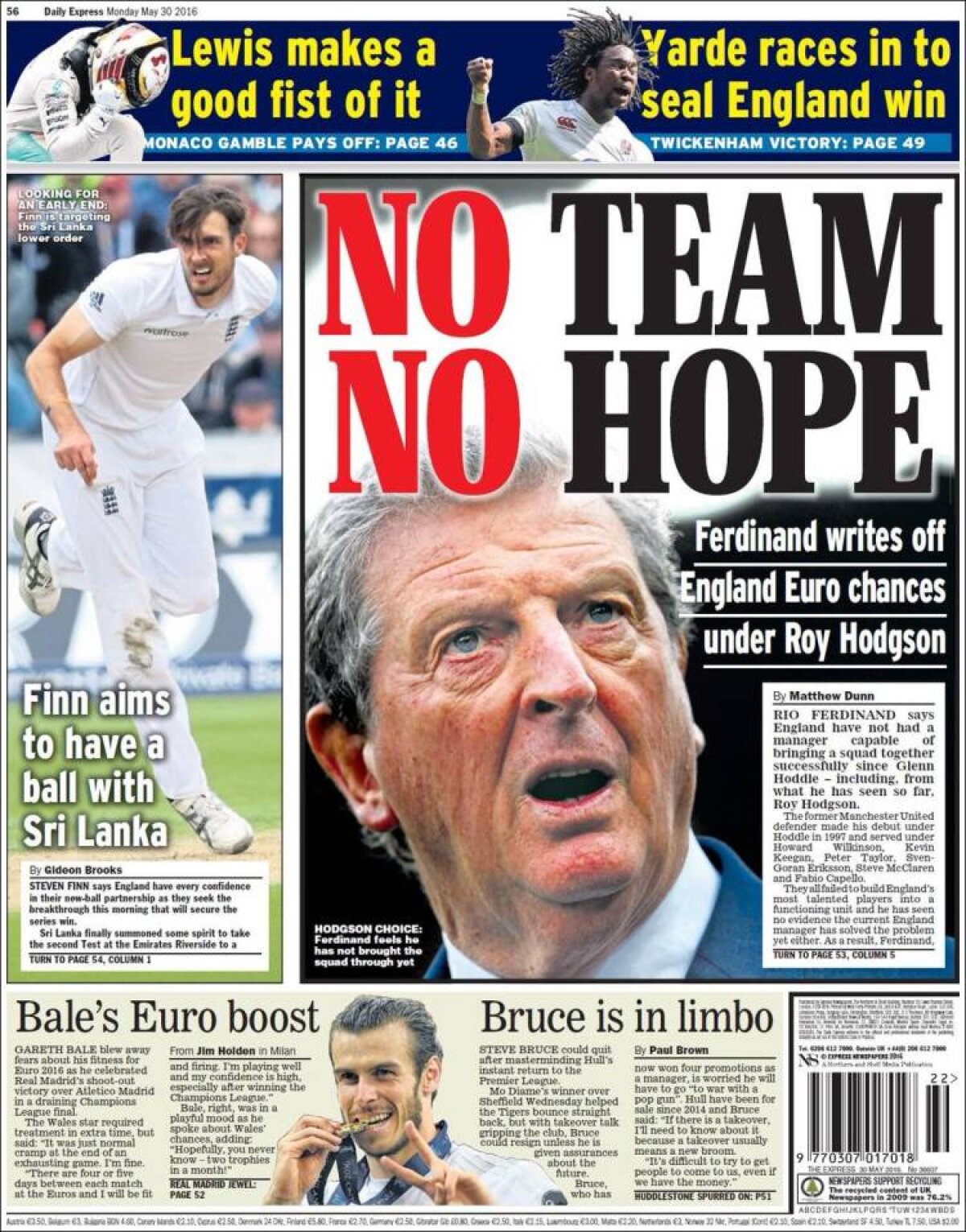 Ce scriu azi ziarele de sport din lume (30 mai 2016)