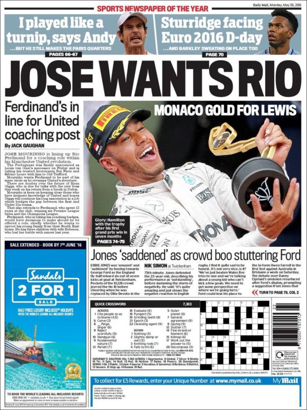 Ce scriu azi ziarele de sport din lume (30 mai 2016)