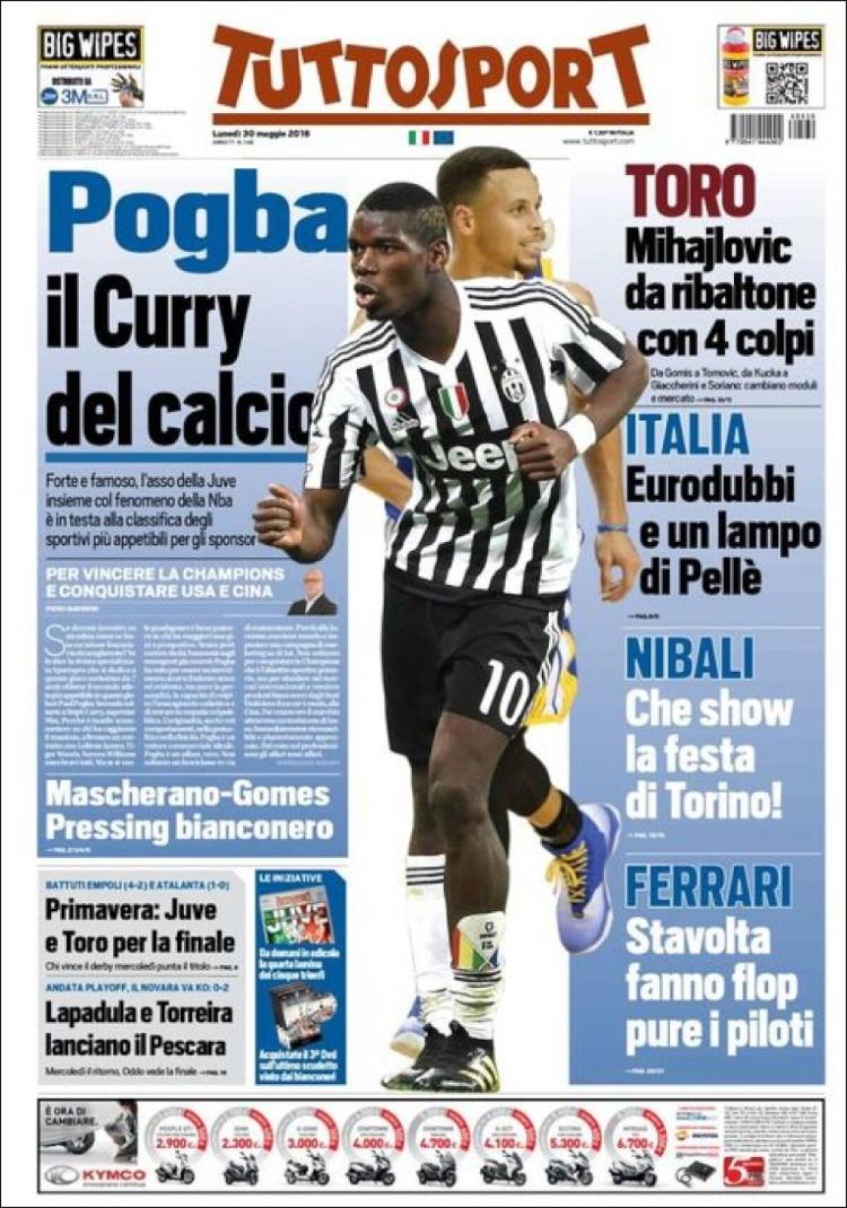 Ce scriu azi ziarele de sport din lume (30 mai 2016)