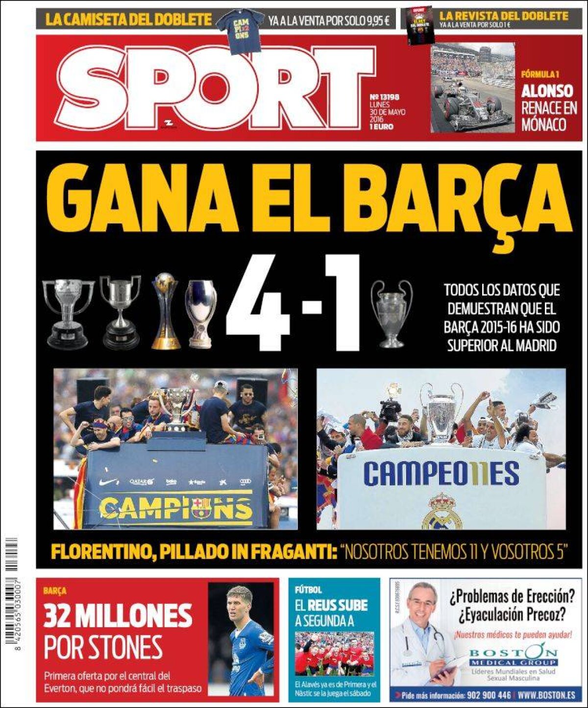 Ce scriu azi ziarele de sport din lume (30 mai 2016)