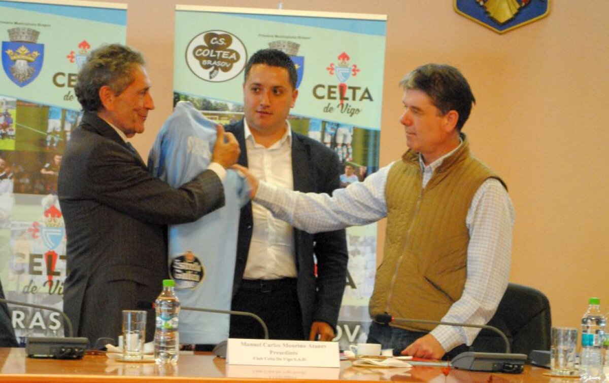FOTO Președintele lui Celta Vigo a fost la Brașov! Clubul din La Liga și-a deschis academie în România