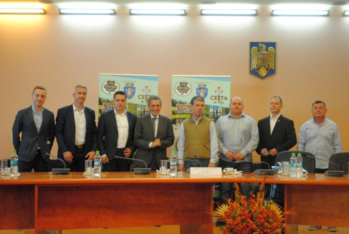 FOTO Președintele lui Celta Vigo a fost la Brașov! Clubul din La Liga și-a deschis academie în România