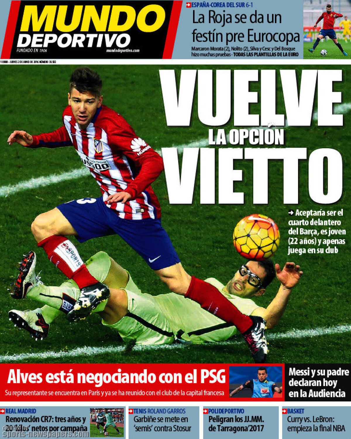 Ce scriu azi ziarele de sport din lume (2 iunie 2016)