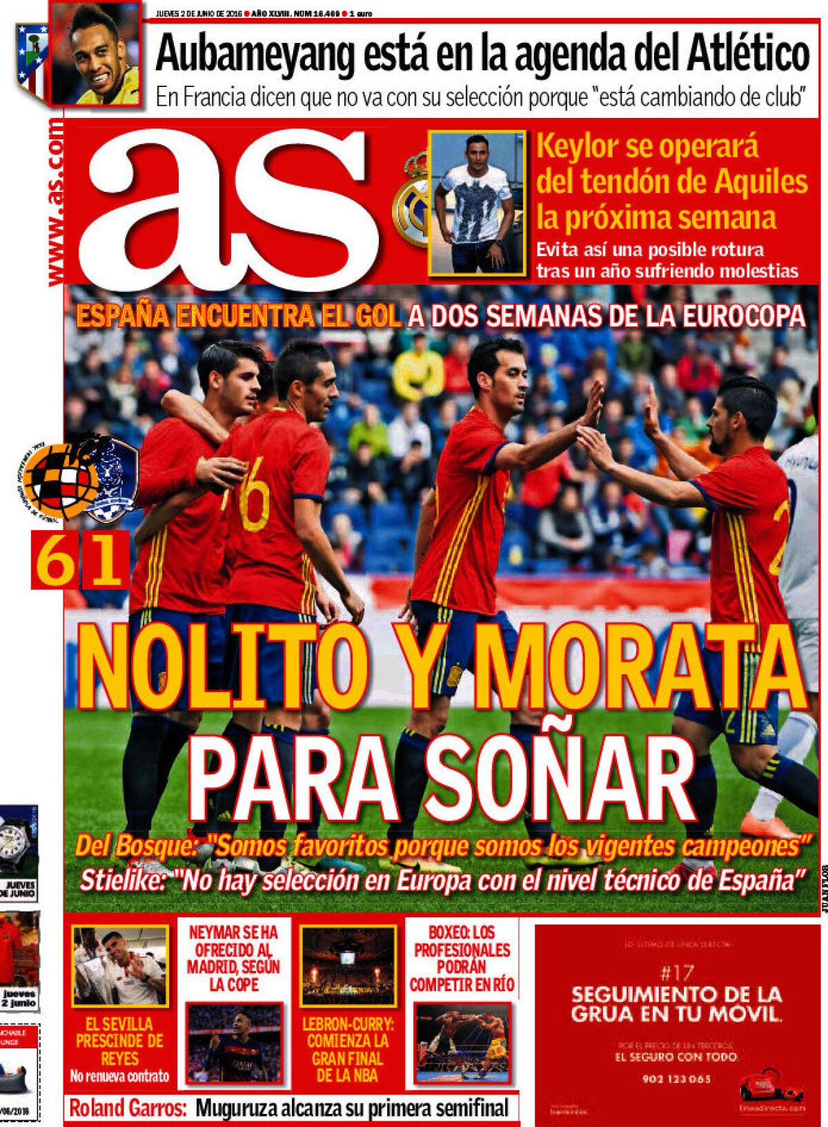 Ce scriu azi ziarele de sport din lume (2 iunie 2016)