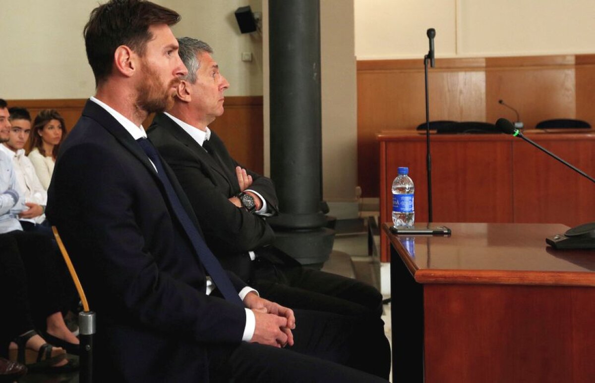 GALERIE FOTO Leo Messi, în boxa acuzaților » Jucătorul și tatăl lui sunt audiați la Tribunalul Barcelona