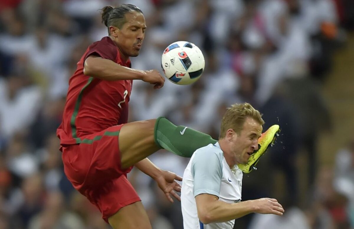 VIDEO Intrare violentă a lui Bruno Alves în meciul Anglia - Portugalia 1-0 » Fundașul, eliminat direct după un fault la Kane